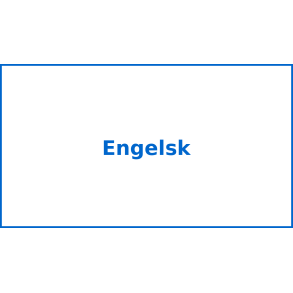 Engelsk