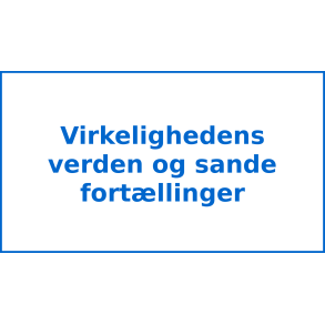 Virkelighedens verden og Sande fort&aelig;llinger