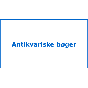 Antikvariske b&oslash;ger