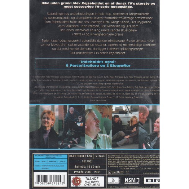 Rejseholdet - Afsnit 1-16 (DVD)