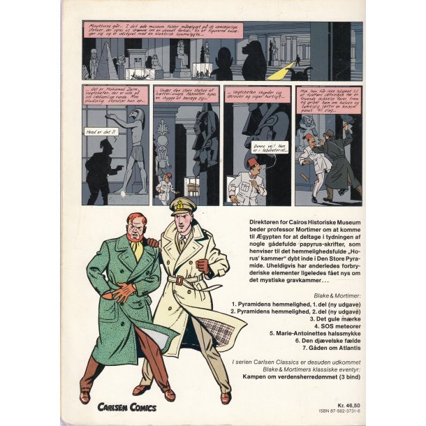 Blake og Mortimer del 1+2 - Pyramidens hemmelighed 