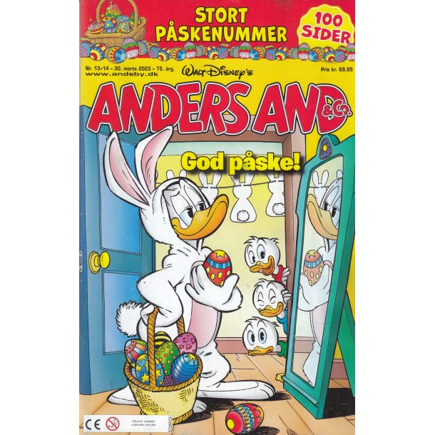 Anders And &amp; Co. 2023 Nr. 13 + Lego pose