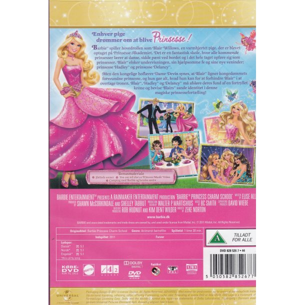 Barbie prinsesse Akademiet (DVD)