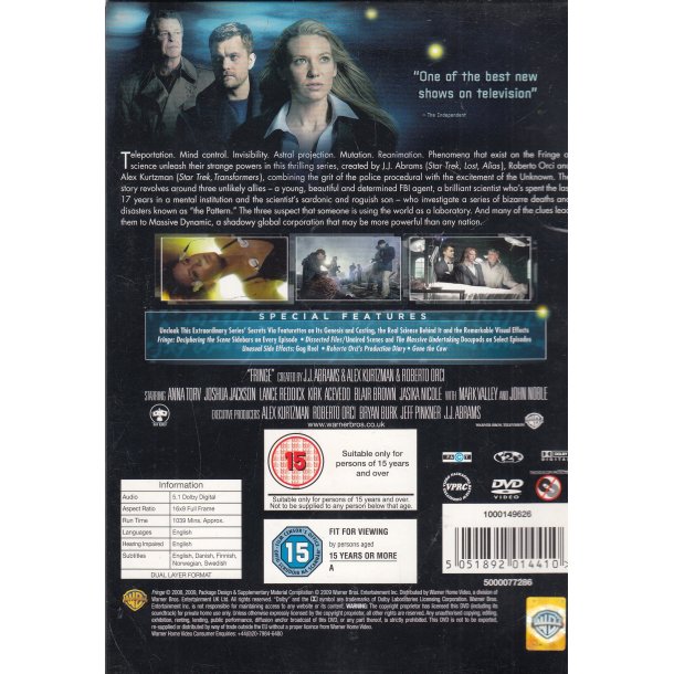 Fringe - S�son 1 (DVD)