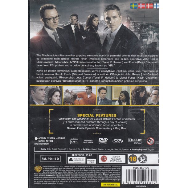 Person of interest - S�son 2 (DVD)