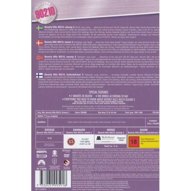 Beverly Hills 90210 - S�son 3 (DVD)