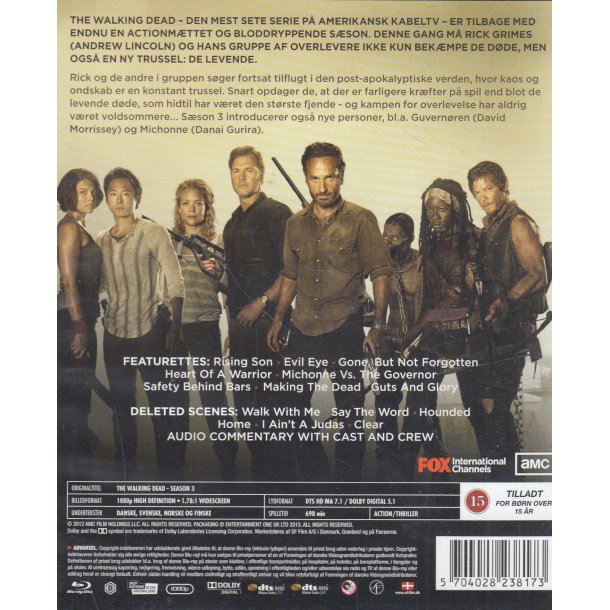 The Walking Dead - S�son 3 (Blu-ray)