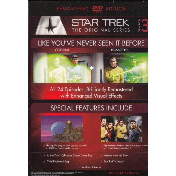 Star trek - The original series - S�son 3  (DVD)