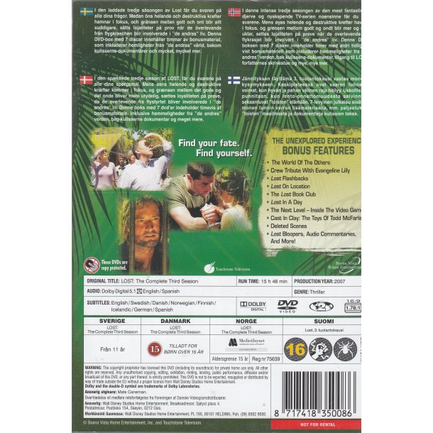 Lost - S�son 3 (DVD)