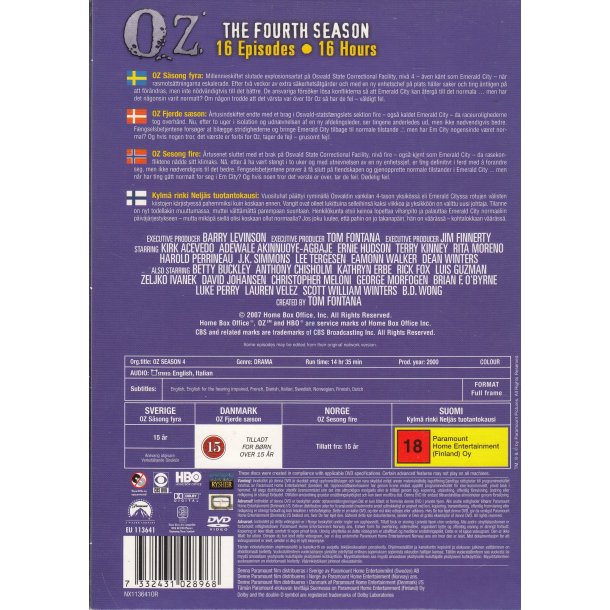 OZ. - S�son 4 (DVD)