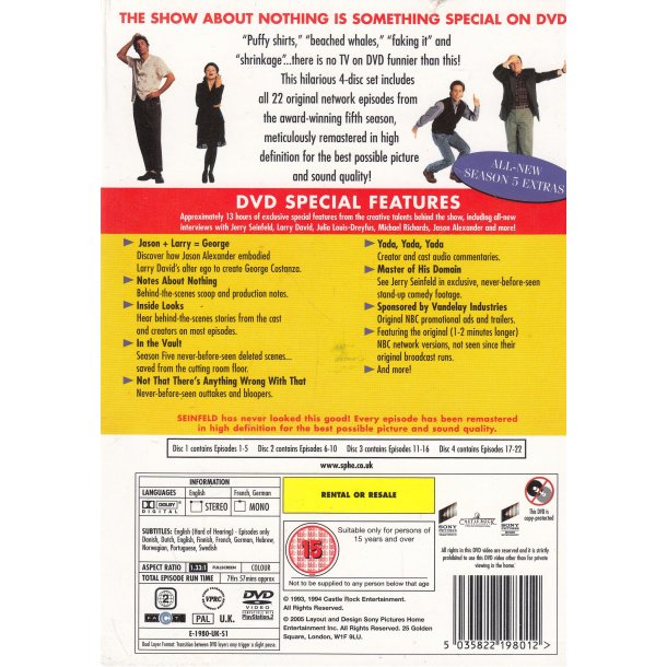 Seinfeld - S�son 5 (DVD)