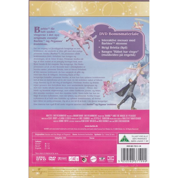 Barbie og Pegasus' trolddom (DVD)