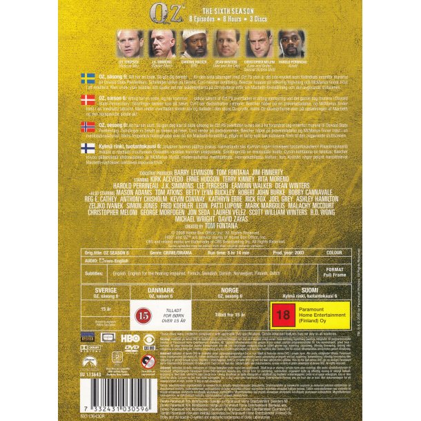 OZ. - S�son 6 (DVD)
