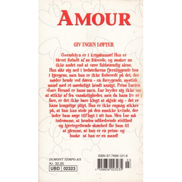 Amour - Giv ingen l�fter (Bog)