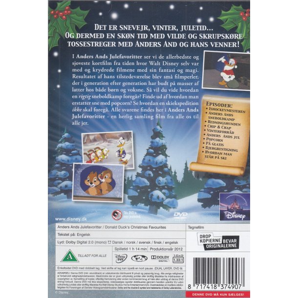 Anders Ands julefavoritter (DVD)