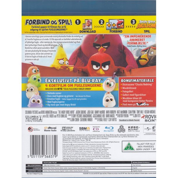 Angry Birds filmen (Blu-ray)