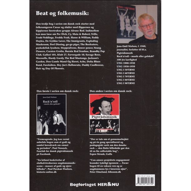 Beat og folkemusik - Dansk rock 1966-1970 (Bog)