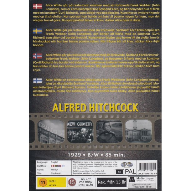 Alfred Hitchcock's - Blackmail (DVD)