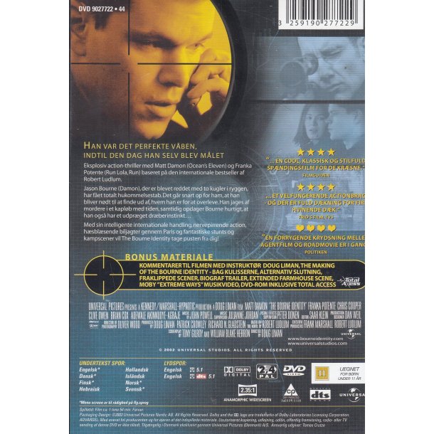 The Bourne Identity (DVD)