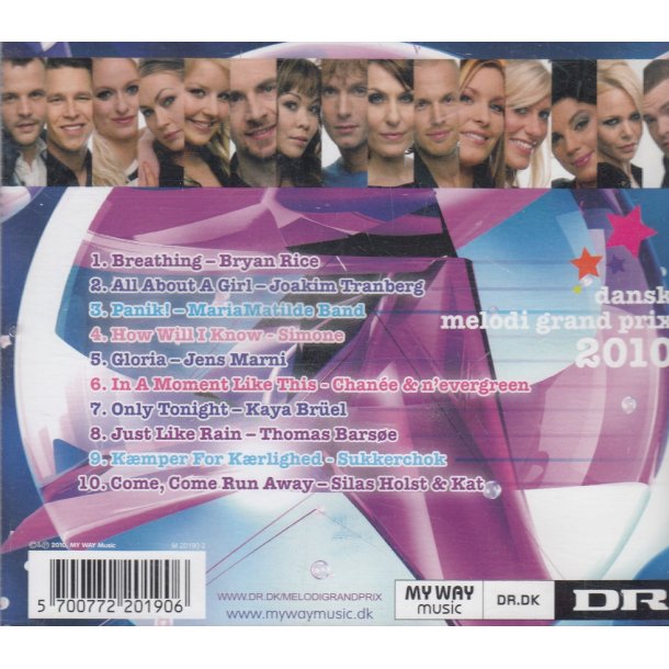 Dansk melodi grand prix 2010 (CD)