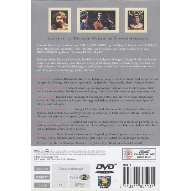 Den sorte snog 1 (DVD)