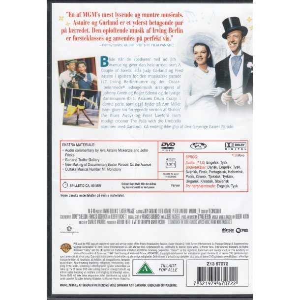 Easter Parade - For�r i luften (DVD)