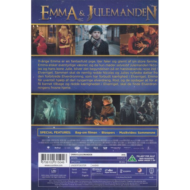 Emma &amp; Julemanden - Jagten p� elverdronningens hjerte (DVD)