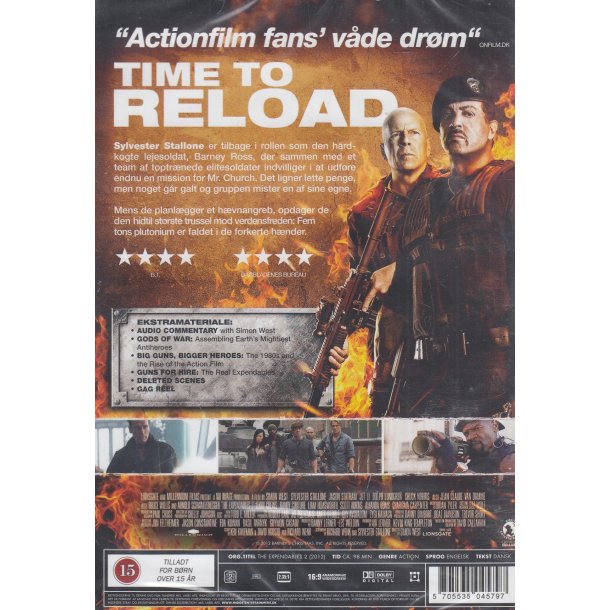 The Expendables 2 - Back for war (DVD)