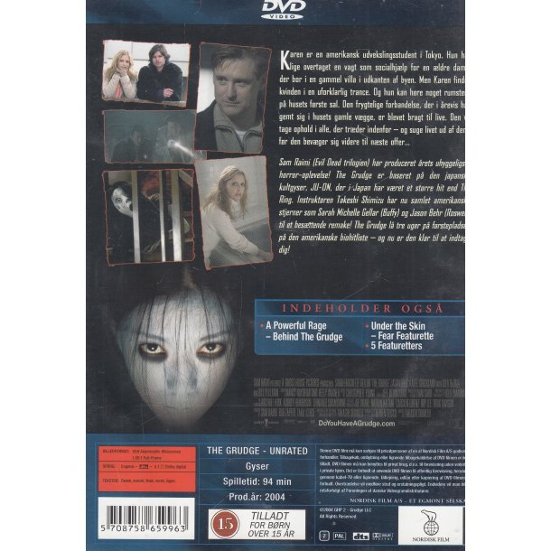 Forbandelsen - The Grudge (DVD)