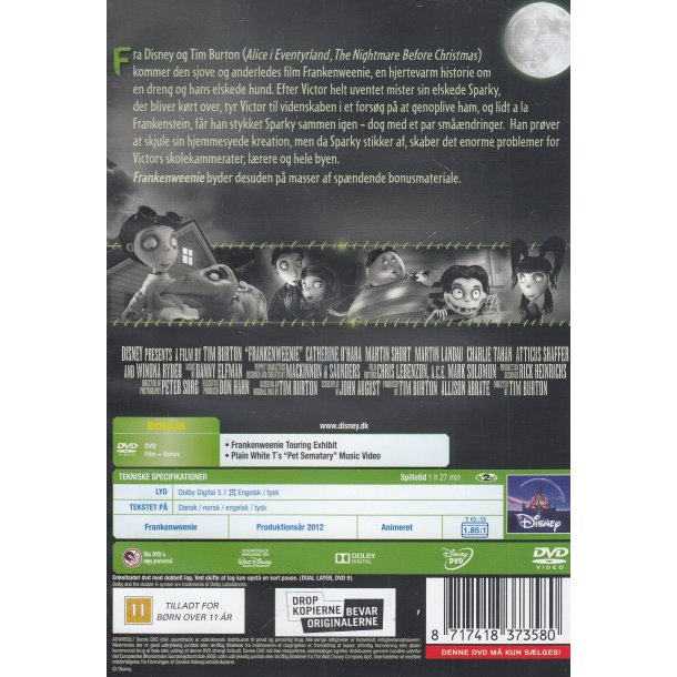 Frankenweenie (DVD)