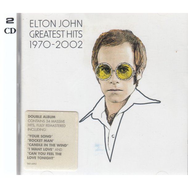 Elton John Greatest Hits 1970-2002 (CD)