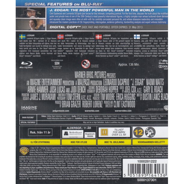 J. Edgar (Blu-ray)