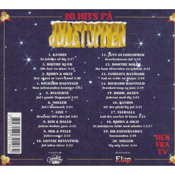 20 Hits p� Juletoppen (CD)