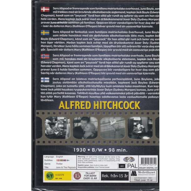 Alfred Hitchcock's - Juno &amp; The Paycock (DVD)