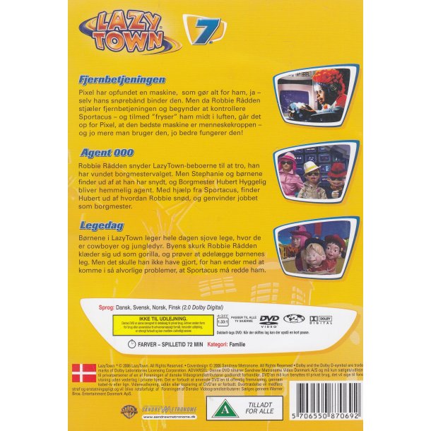 Lazy Town - Agent 000 (DVD)