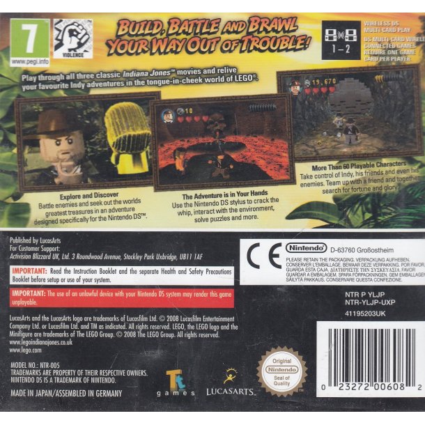 Lego Indiana Jones - The original adventures (Spil)