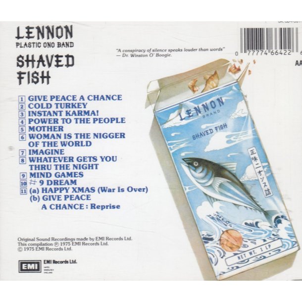 Shaved Fish (CD)