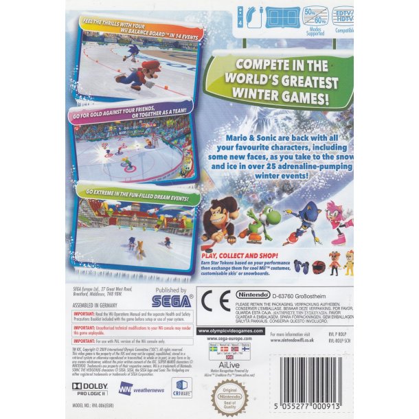Mario &amp; Sonic at the Olympic Winter Games (Spil)