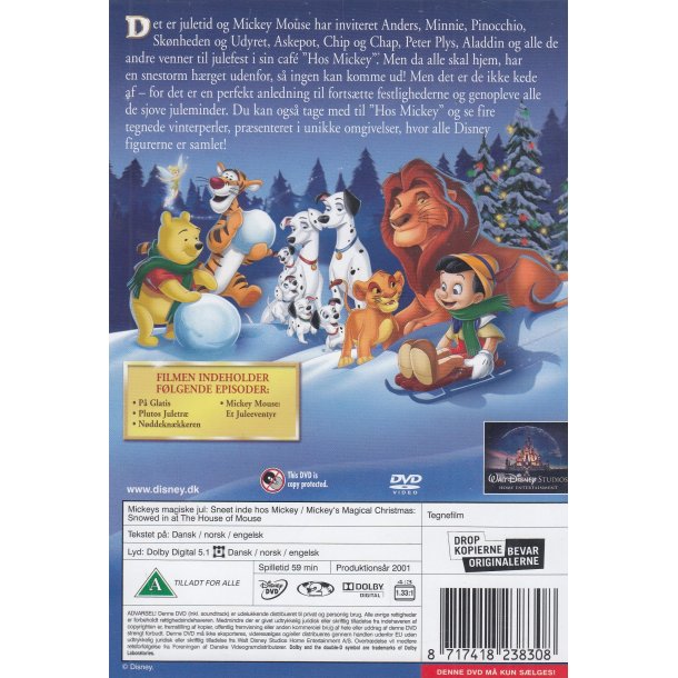 Mickeys magiske jul - Sneet inde hos Mickey (DVD)