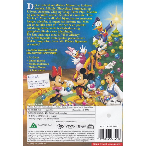 Mickeys magiske jul - Sneet inde hos Mickey (DVD)