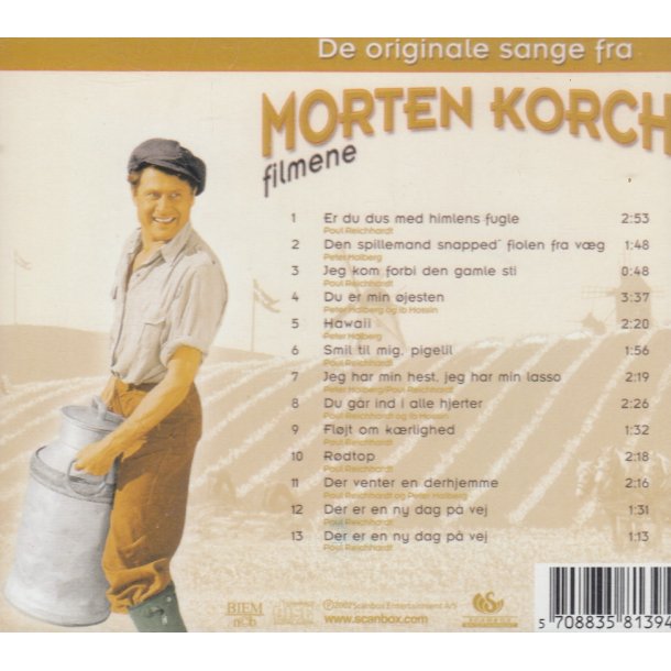 De originale sange fra Morten Korch filmene (CD)