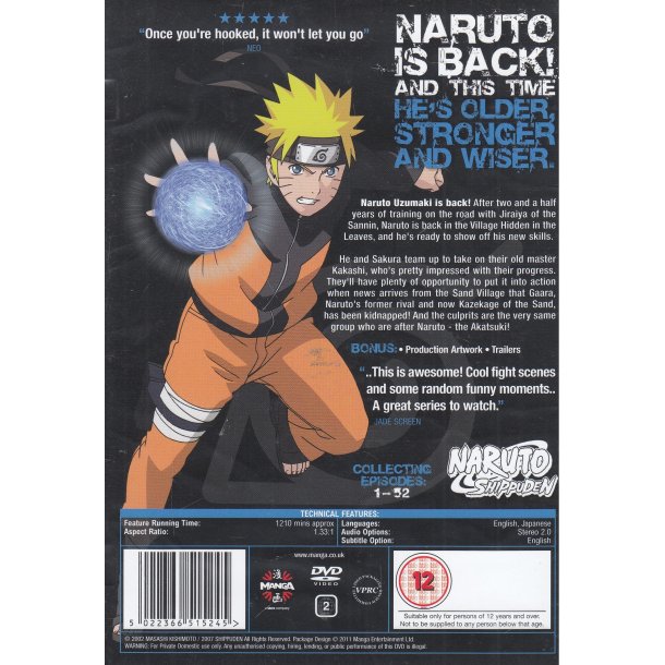 Naruto Shippuden - S�son 1 (DVD)