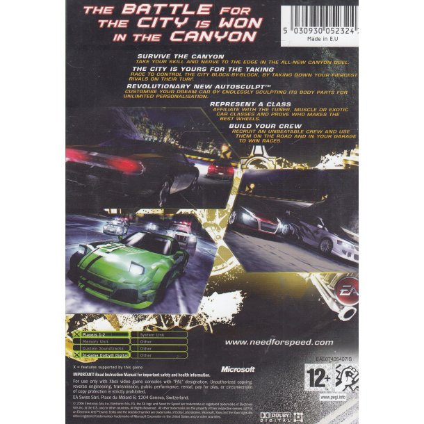  Need for Speed - Carbon(Spil)