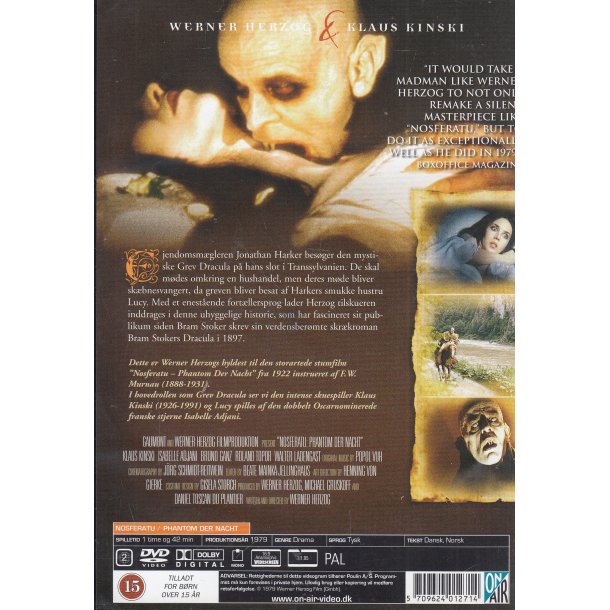 Nosferatu the Vampyre (DVD)