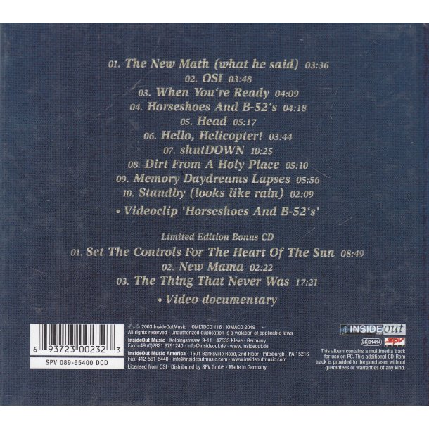 Office Of Strategic Influence (CD)