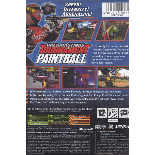 Greg Hastings' Tournsment Paintball (Spil)