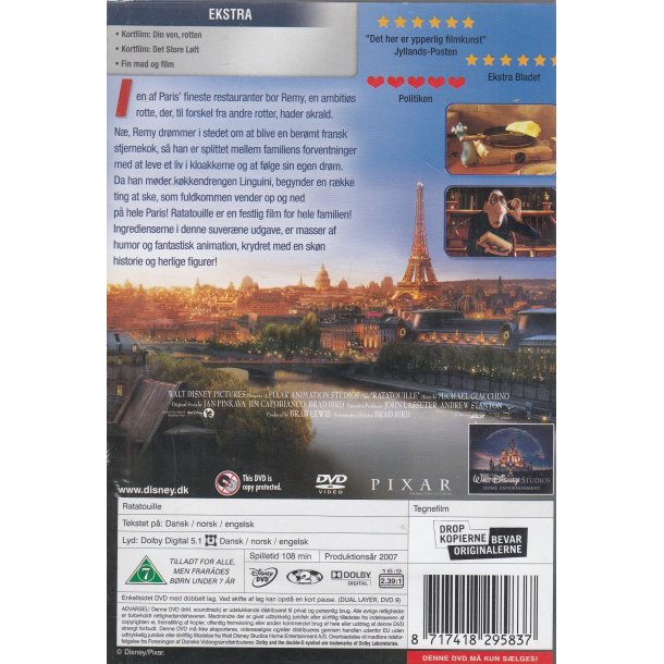 Ratatouille - Disney Pixar nr. 8 (DVD)
