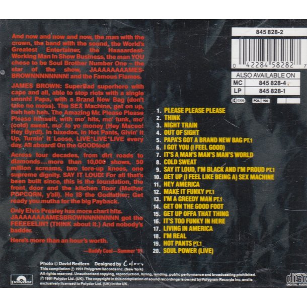 Sex Machine - The Very Best Of James Brown (CD)