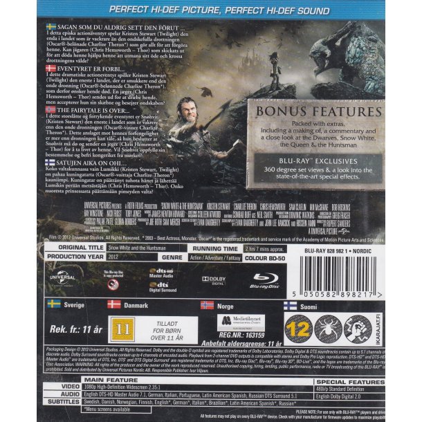 Snow White &amp; The Huntsman (Blu-ray)