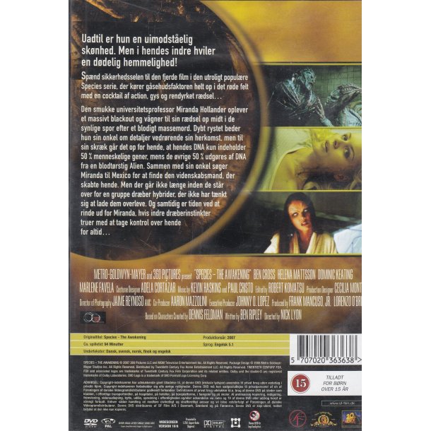 Species - The Awakening (DVD)